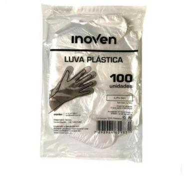 Imagem de Luva plástica descartável tamanho unico 5000 unidades Inoven