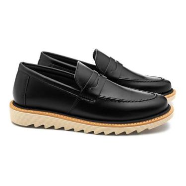 Imagem de Sapato Casual Loafer Tratorado Comfort Premium - Duprado, 40, Preto