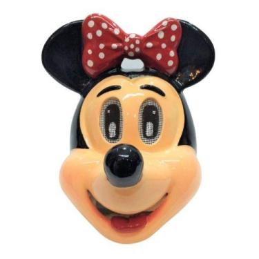 Imagem de Máscara Da Minnie,fibra,fantasia,novo,trenzinho,carretas - Palhaçaria 