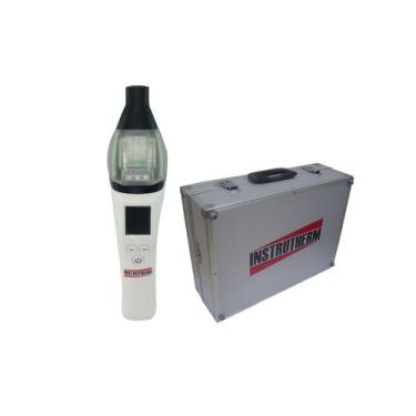 Imagem de Kit Bafômetro Digital Teste Rápido Sopro Sem Contato Sensor Célula Com