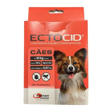 Imagem de Antipulgas Ectocid para Cães até 10 kg Agener 0,67ml