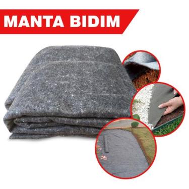 Imagem de Manta Geotextil Bidim (original) Drenagem Para Lagos 5x2,15 Metros (10