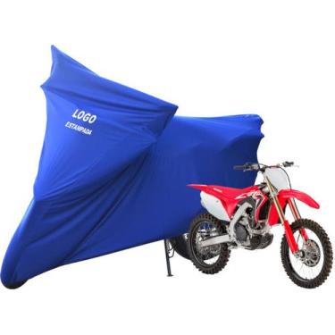 Imagem de Capa Protetora Para Cobrir Moto Honda CRF 450R De Luxo - Mz, Azul