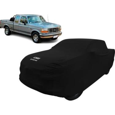 Imagem de Capa Cobrir Camionete Ford F1000 Xlt Cabine Estendida - Mz, Preta