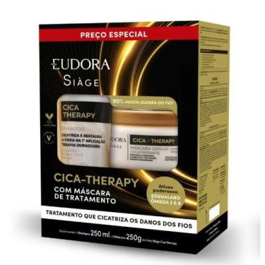 Imagem de Kit Eudora Siàge Cica Therapy Shampoo 250ml + Máscara 250g - EUDORA/SÌ