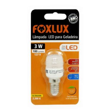 Imagem de Lâmpada Bolinha Geladeira Led 3w E14 Cor 2200K 127v ou 220v - FAMASTIL