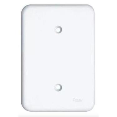 Imagem de Placa Cega 4x2 Embutir Radial Branco