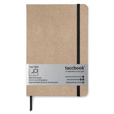 Imagem de Caderno Sem pauta taccbook Kraft 14x21 Ríg.
