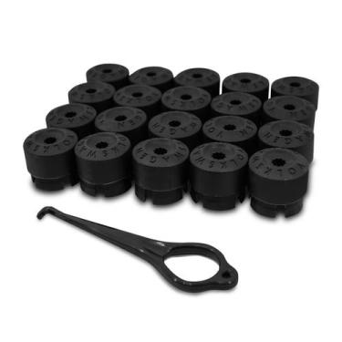 Imagem de Capa Parafuso Roda Kit 20 Peças Chave 19mm Amarok Touareg Volkswagen -