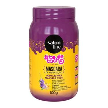 Imagem de Máscara de Hidratação Matizadora Marsala Roxo todecachos 500g - Salon 