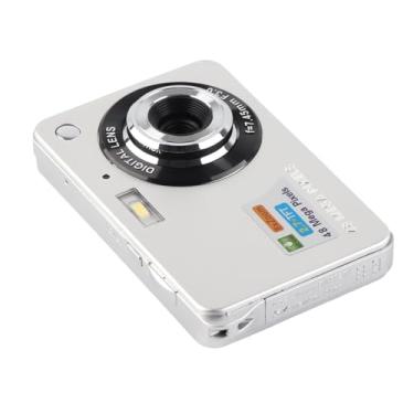 Imagem de Câmera Digital 4K 48MP 2.7in LCD Display 8x Zoom Anti Shake Vlogging Camera Photography (Prata)