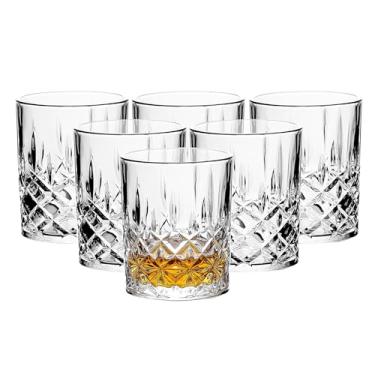 Imagem de Conjunto de 6 copos de uísque à moda antiga, copo de bourbon exclusivo de 325 ml, ultra-claridade duplo à moda antiga licor vodka bourbon coquetel escocês copo copo bar conjunto de copos