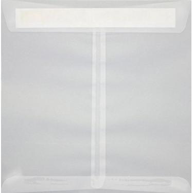 Imagem de Envelopes quadrados de 20 x 20 x 20 - translúcido transparente (50 Qtd.)