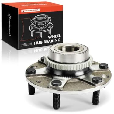 Imagem de A-Premium Rolamento de roda traseira e conjunto de cubo com anel AS e 6 terminais compatíveis com Kia Sedona 2006-2012, Sedona 2014 e Hyundai Entourage 2007-2009