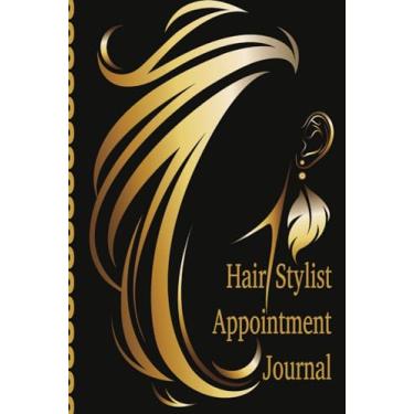 Imagem de Hair Stylist Appointment Book: 2024 Yearly Calendar | Includes Daily Timeslot booking | 15-Minute Interval Appointments | 6x9 in 225 pages