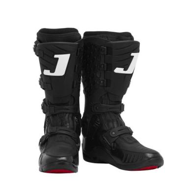 Imagem de Bota Motocross Infantil Menino Menina Jett Lite Proteção, Preto, 35