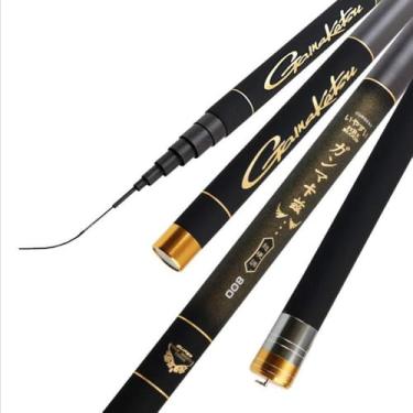 Imagem de Vara de pesca de carbono, seção longa de 8-15 metros, super dura, ultraleve, equipamento de pesca de longa distância, peixe grande, 8m