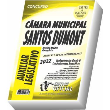 Imagem de Apostila Câmara Municipal de Santos Dumont - MG - Auxiliar Legislativo