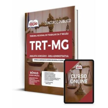 Imagem de Apostila TRT-MG - Analista judiciário - Área Administrativa - Apostila