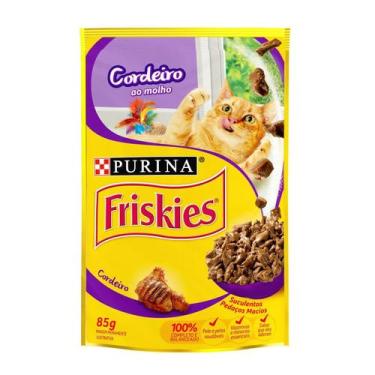 Imagem de Purina Friskies Sache Gatos Cordeiro ao Molho 85g