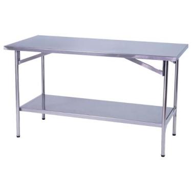 Imagem de Mesa de Manipulação Inox 190X90CM Benfati TB 1 1/4" Paneleiro Liso