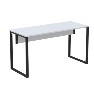 Imagem de Mesa Escritório P25 Tub Pandin 150 Cm (larg) Tampo Mdp Cinza Pé Aço Tubular Azul Del Rey