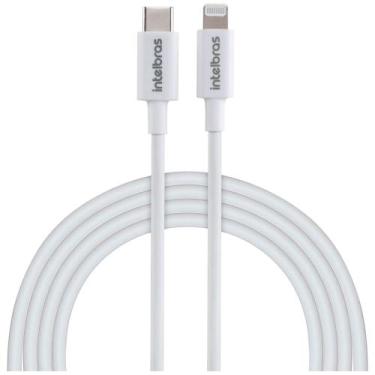 Imagem de Cabo USB-C para Lightning 1,2 m Branco EUCL 12 PB Intelbras