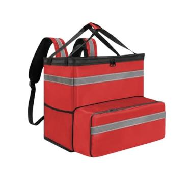 Imagem de Bothyi Entrega de alimentos Backpack Pizza Takeout Bag Saco de catering Bolsa de entrega de alimentos para acampamento ao ar livre Picnic Beach