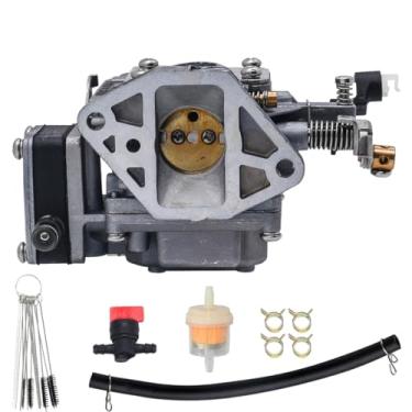 Imagem de JDLLONG Carburador para Yamaha 9.9HP 15HP 2-Stroke Substituição de carburador de motor externo 63V-14301-10-00/63V-14301-00/63V-14301-00