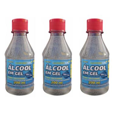 Imagem de 3 Uni Álcool em Gel 70% tfp 200ml