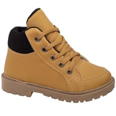 Imagem de Bota Masculina Infantil Bota Coturno Masculino Infantil Kids Preto, Marrom e Mostarda (Mostarda, BR, Criança de 9 a 12 anos, Numérico, 23)