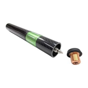 Imagem de menolana Piscina Piscina Extensão Billiards Billiards Fibra de carbono Elegante Reposição leve, piscina Pool Cue Butt End Extlender