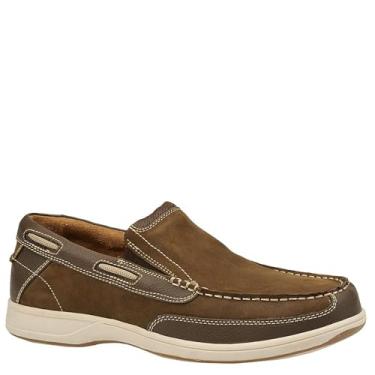 Imagem de Florsheim Mocassim masculino casual Lakeside, Nobuck marrom, 10 Wide