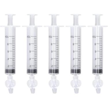 Imagem de Aspirador Nasal para Bebés, 5 Pcs Seringa Nasal para Bebê Limpador Portátil de Nariz Infantil com Ponta de Silicone Ferramenta de Lavagem de Nariz de Bebé para Bebês Crianças (10ml)