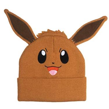 Imagem de Gorro Bordado Pokemon Eevee da Bioworld Tamanho Único Licenciado Novo Marrom