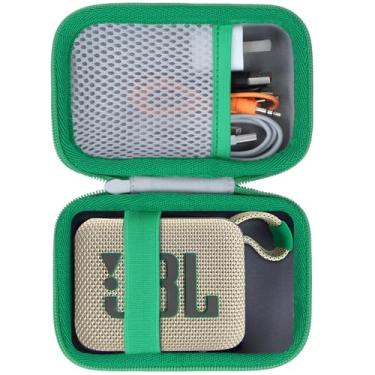 Imagem de Lebakort Capa rígida compatível com alto-falante Bluetooth portátil JBL GO 4 GO 3
