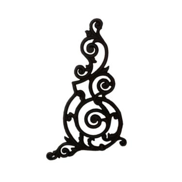 Imagem de Grade Ferro Fundido Arabesco Portão Varanda Sacada 51X80Cm