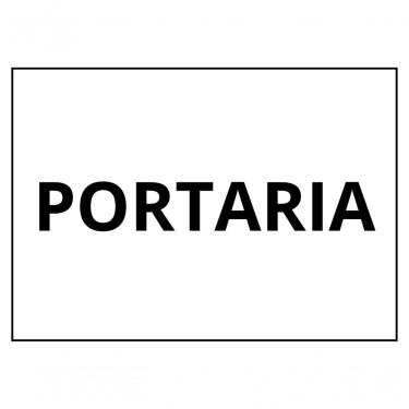 Imagem de Placa Sinalização 1/2 Oficio Portaria Mdf Branco [f031]