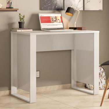 Imagem de Escrivaninha 90cm Office Morada - Branco