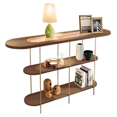 Imagem de Aparador Sala De Estar Infinity Castanho - Hb Móveis Castanho