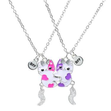 Imagem de Colar Melhores Amigas Best Friends Amizade Gatinhos Bff Par - Things N