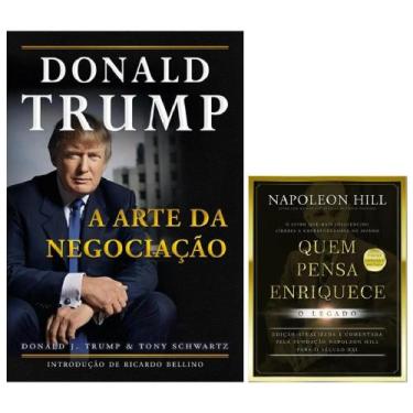 Imagem de Kit Donald Trump & Napoleon Hill - A Arte da Negociação + Quem Pensa E