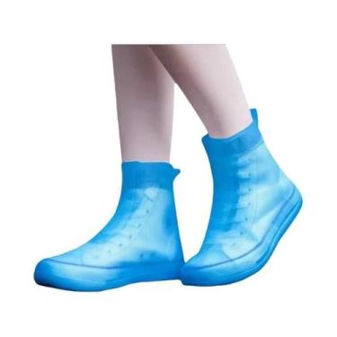 Imagem de Capas de Bota de Chuva de Silicone Espessadas - Antiderrapantes e à Pr