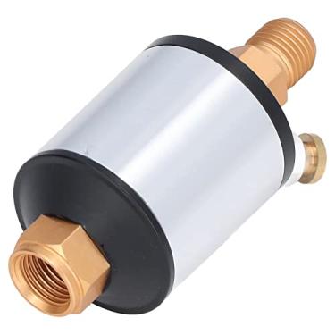 Imagem de MOUMOUTEN Mini em linha filtro de ar, 1/4in NPT alumínio óleo água separador para ferramentas pneumáticas Compressor 150 PSI
