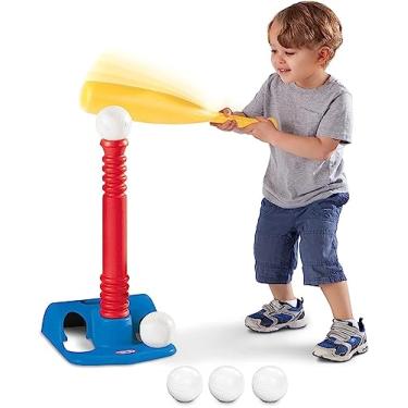 Imagem de Little Tikes Conjunto De Bolas Beisebol Tikes, 5 Bolas, Para Crianças A Partir 18 Meses, Exclusivo Da Amazon (Conjunto Completo - Taco E Bolas)