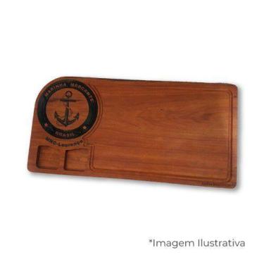 Imagem de Tábua de carne para churrasco - clássica marinha mercante - 60x30cm - 