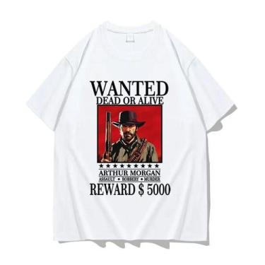 Imagem de Red Dead Redemption 2 Arthur Morgan GTA5 Grand Theft Auto Camiseta De 