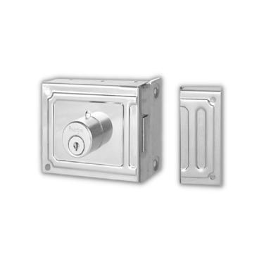 Imagem de Fechadura Porta De Correr Haga Inox 362 - 0336