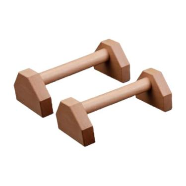 Imagem de Aymzbd 2x Barras de flexão Suportes de flexão Paradas de mão Equipamentos de calistenia para aeróbica em casa, 50cm
