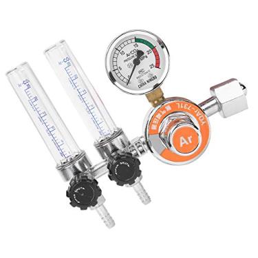 Imagem de YOUTHINK Regulador de Pressão de Argônio Duplo para Dispositivos de Soldagem Com G5/8 Cc